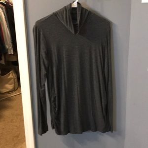 Grey tunic length shirt